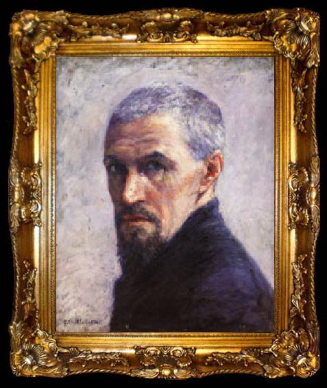 framed  Gustave Caillebotte Self-Portrait, ta009-2